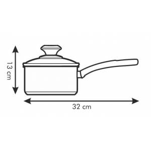 Ковш PRESTO с крышкой, d 14 см, 1 л Ковш PRESTO с крышкой, d 14 см, 1 л