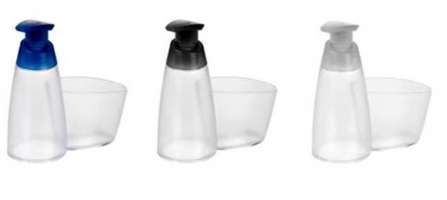 Дозатор моющего средства CLEAN KIT, с подставкой для губки Дозатор моющего средства CLEAN KIT, с подставкой для губки