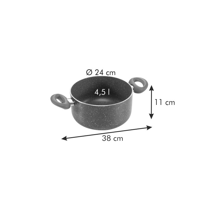 Кастрюля MANICO ROSSO ø 24 см, 4.5 л, Кастрюля MANICO ROSSO ø 24 см, 4.5 л,