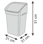 Мусорное ведро CLEAN KIT 21 л