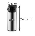 Спорт-термос с замком CONSTANT 0,5 л, нержавеющая сталь