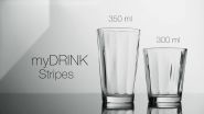 Стакан myDRINK Stripes 350 мл, Стакан myDRINK Stripes 350 мл,
